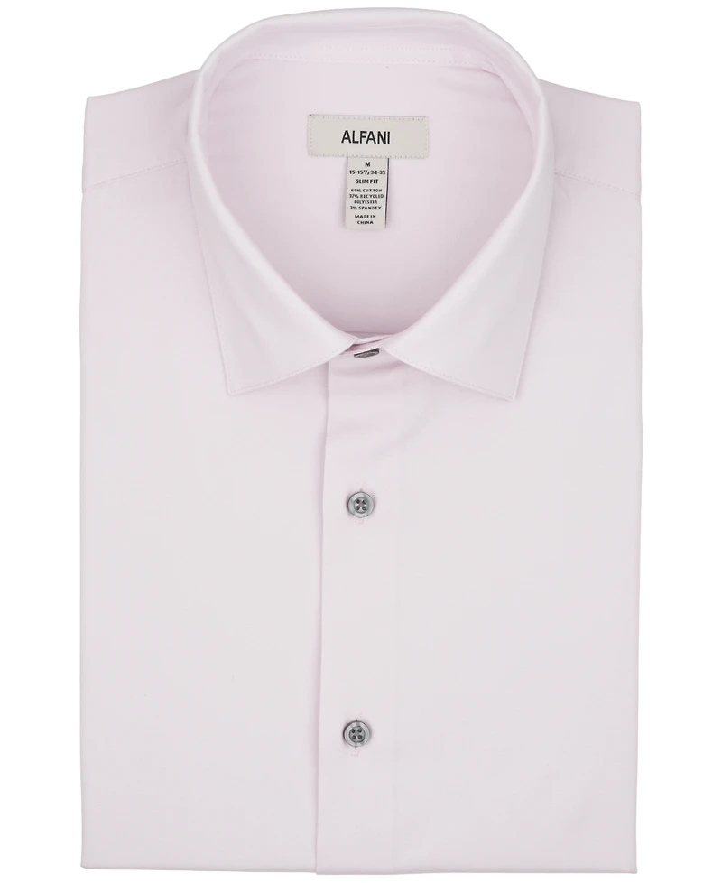 Alfani Men's Long-Sleeve Solid Dress Shirt, Macy's Exclusive