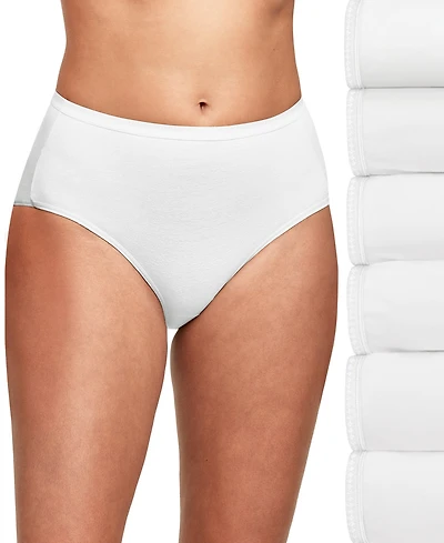Hanes Women's 6-Pk. Ultimate Breathable Brief Underwear 40H6CC