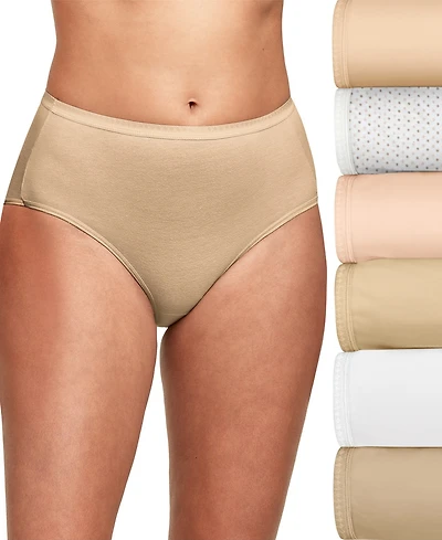 Hanes Women's 6-Pk. Ultimate Breathable Brief Underwear 40H6CC