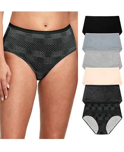 Hanes Women's 6-Pk. Ultimate Breathable Brief Underwear 40H6CC