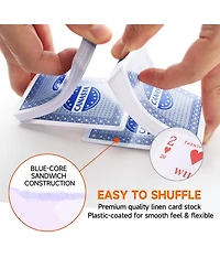 Gse Games & Sports Expert Canasta Cards with Point Values, Included Canasta and Hand & Foot Game Rules