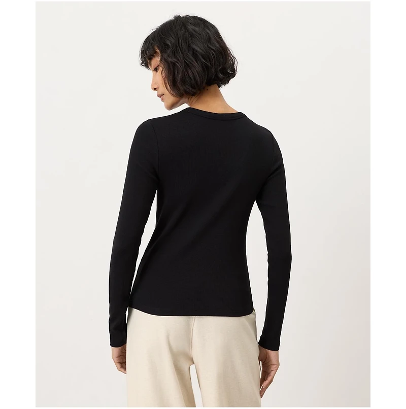 Pact Women's Organic Cotton Perfect Rib Layering Long Sleeve