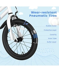 Mecale Kids Bike Adjustable with 2 Training Wheels