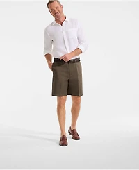 Lands' End Men's No Iron 9" Comfort Waist Plain Front Chino Short