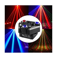 Artudatech 150W Moving Laser Stage Light, Rgbw Beams with Sound Control & Dmx