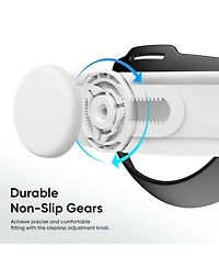 Sonicgrace S3 Duo Battery Head Strap for Meta Quest 3/3S - 20W Fast Charging, Dual 8000mAh Battery & Magnetic Dock