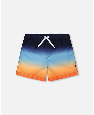 Deux par Boys Swim Trunks Gradient