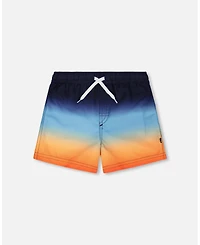 Deux par Boys Swim Trunks Gradient