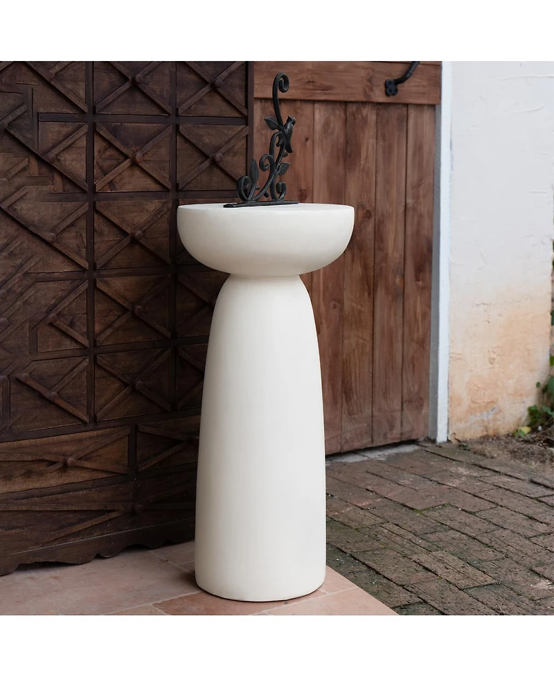 Streamdale Furniture Magnesium Oxide Plant Stand, 28 Inch