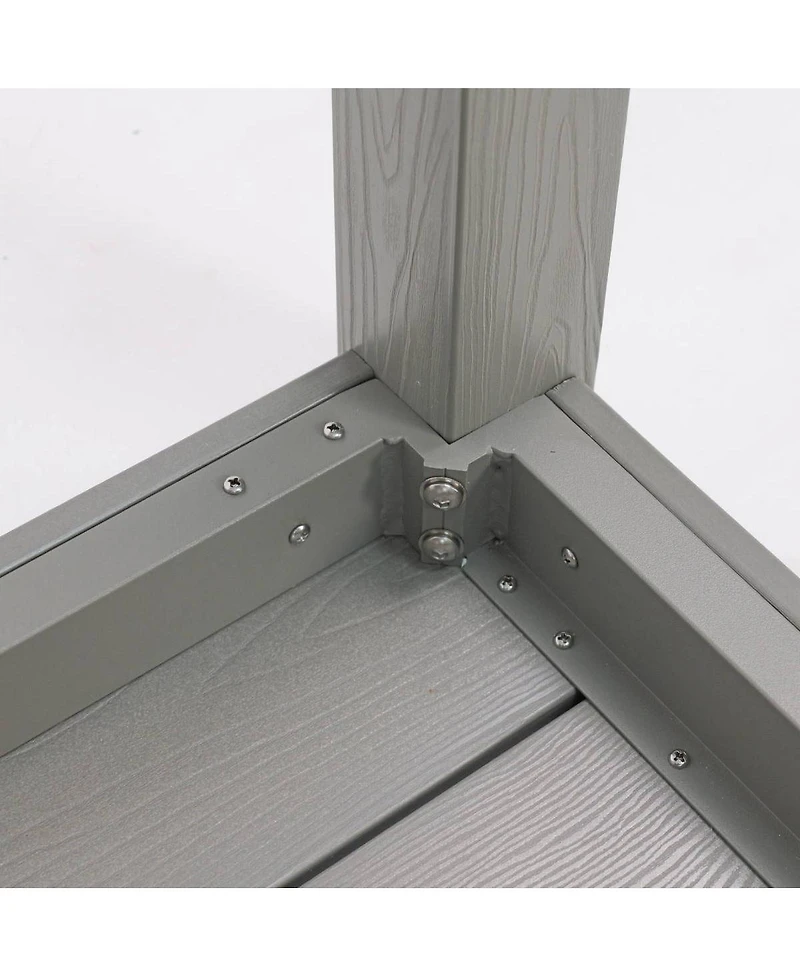 Streamdale Furniture Wooden-textured dining table, high quality feel