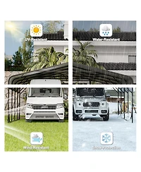 Streamdale Furniture Carport 20 x 20 Shelter - All-Weather, Quick Assembly, Secure, Reinforced