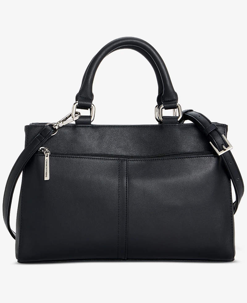 Giani Bernini Nappa Leather Front Zip Crossbody