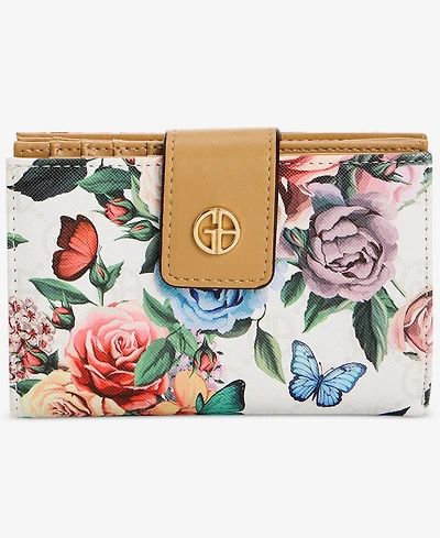 Giani Bernini Floral Print Framed Wallet, Macy's Exclusive - Mothers Day Floral