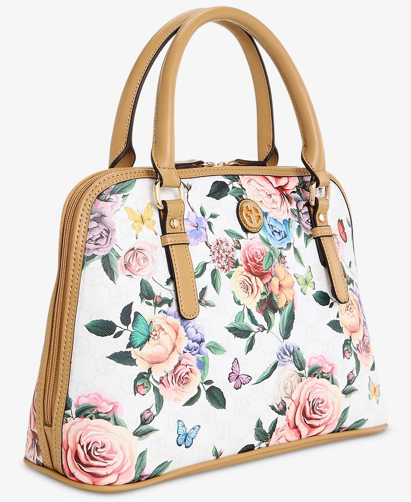 Giani Bernini Medium Quilted Dome Satchel, Exclusively at Macy's - Mothers Day Floral