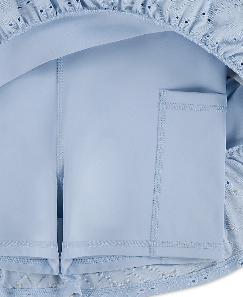 abercrombie kids Girls' Eyelet One-Shoulder Mini Dress