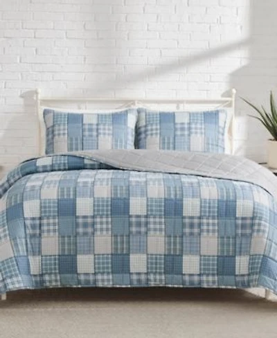 Lucky Brand Plaid Patchwork Reversible Quilt Sets