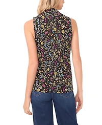Vince Camuto Women's Printed Wrap Top