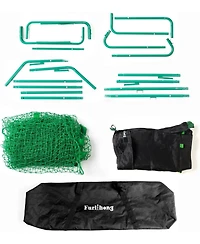 Furlihong Heavy Duty Baseball and Softball Recycling System Net with Iron Frame and Waterproof Netting