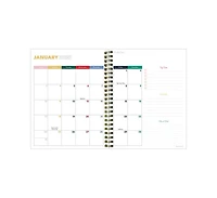 Tf Publishing Paper Goods July 2026 - June 2027 Lovely Lemon Medium Weekly Monthly Planner