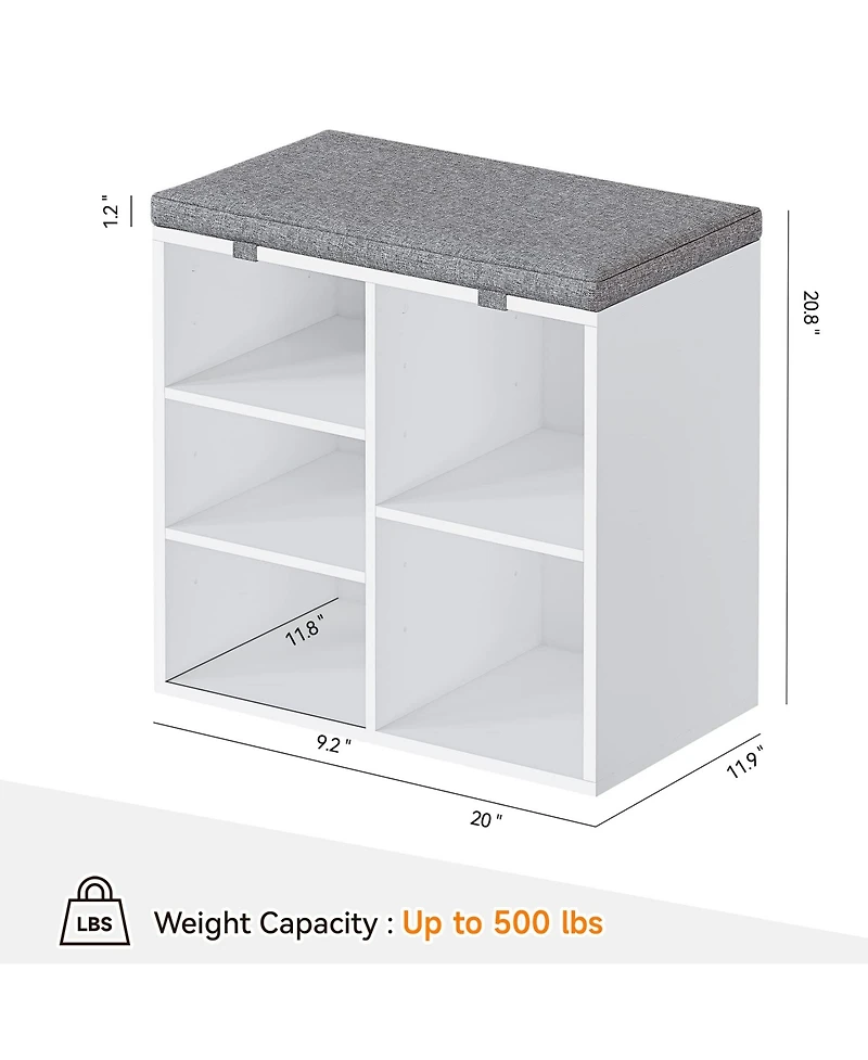 gaomon 20" Shoe Storage Bench