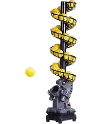 Furlihong Automatic Pickleball Machine with Oscillating Base, Adjustable Speed, Battery or Ac Power, and Tripod Compatibility for All Skill Levels