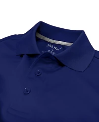 Galaxy By Harvic Men's Big & Tall Dry Fit Moisture-Wicking Polo Shirt Set, 3-Pack