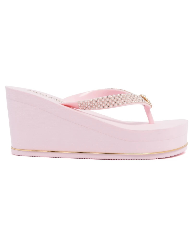Juicy Couture Women's Slip-On Wedge Sandals