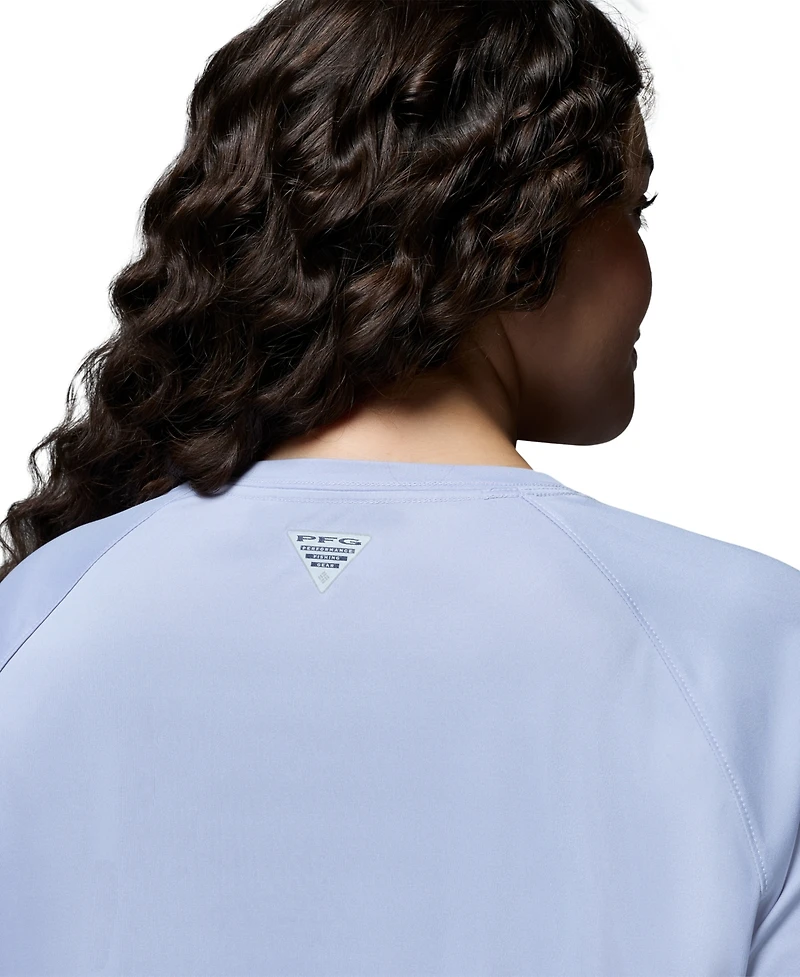 Columbia Plus Size Pfg Tidal Tee Ii Omni-Shade T-Shirt