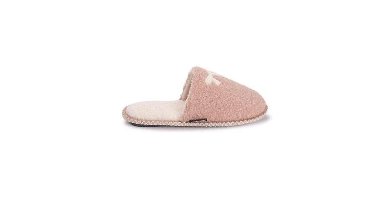 Muk Luks Women's Novelty Punch Needle Scuff Slipper