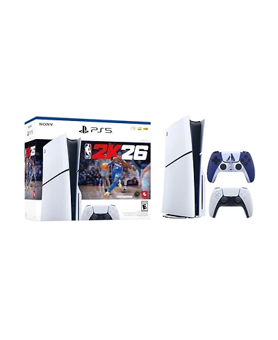 PlayStation 5 NBA26 Disc Console Slim w/God of War Ragnarok DualSense Controller