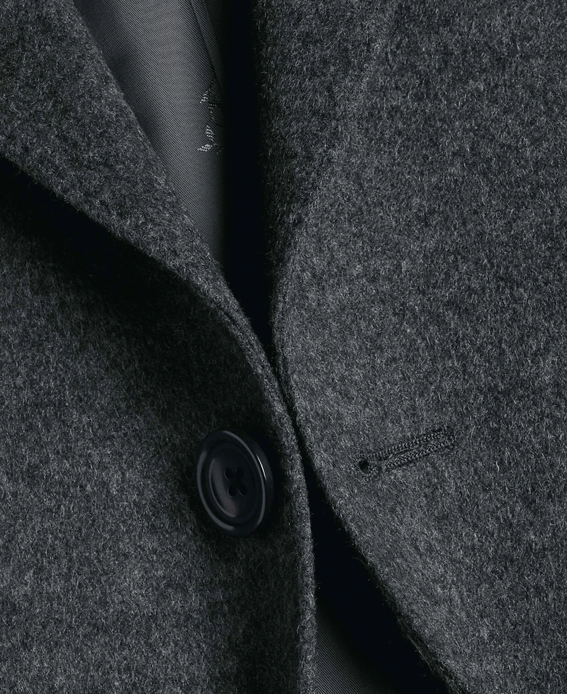Charles Tyrwhitt Men's Regular-Fit Overcoat