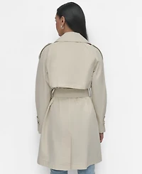Dkny Jeans Women's Double Breasted Trench Coat