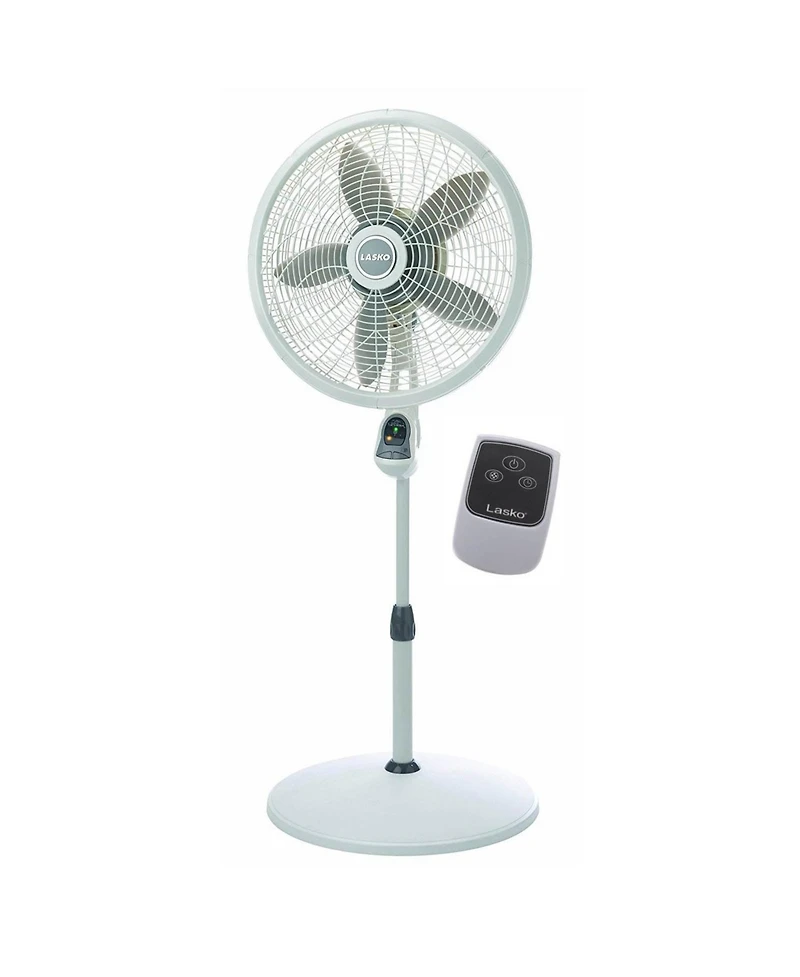 Lasko 18" 3-Speed Elegance and Performance Oscillating Pedestal Fan with Remote