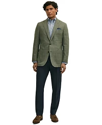 B by Brooks Brothers Men's Hopsack Classic-Fit Wool Blazer