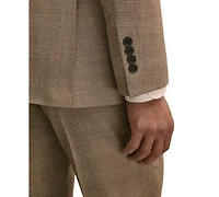 B by Brooks Brothers Men's Plaid Stretch Classic-Fit Suit Jacket
