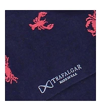 Trafalgar Men's Sea Life Ahoy Over The Calf Pima Cotton Novelty Dress Socks (1 Pair)