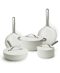 Alva Mobi 8pc Ceramic Nonstick Cookware Set | Cannoli Cream
