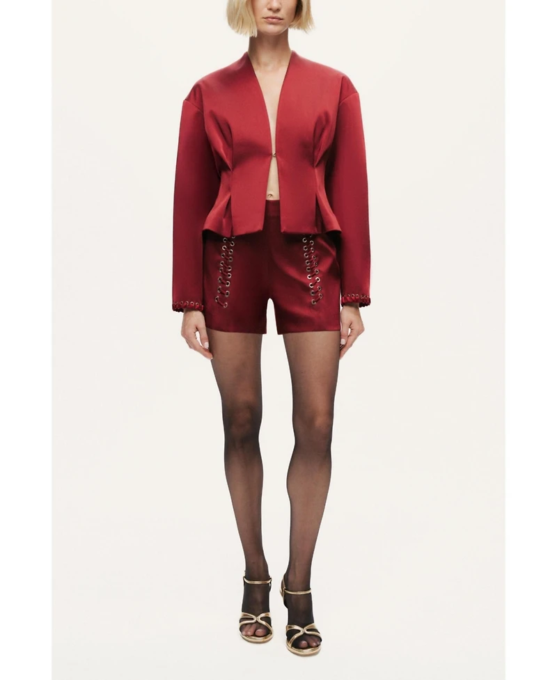 Nocturne Women's Hook-Closure Cropped Jacket