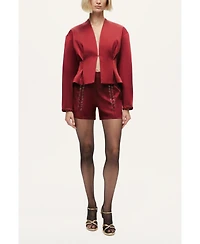 Nocturne Women's Hook-Closure Cropped Jacket