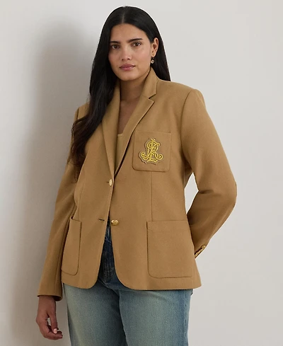 Lauren Ralph Plus Anfisa Bullion Jacquard Blazer