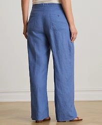 Lauren Ralph Plus Wide-Leg Pants