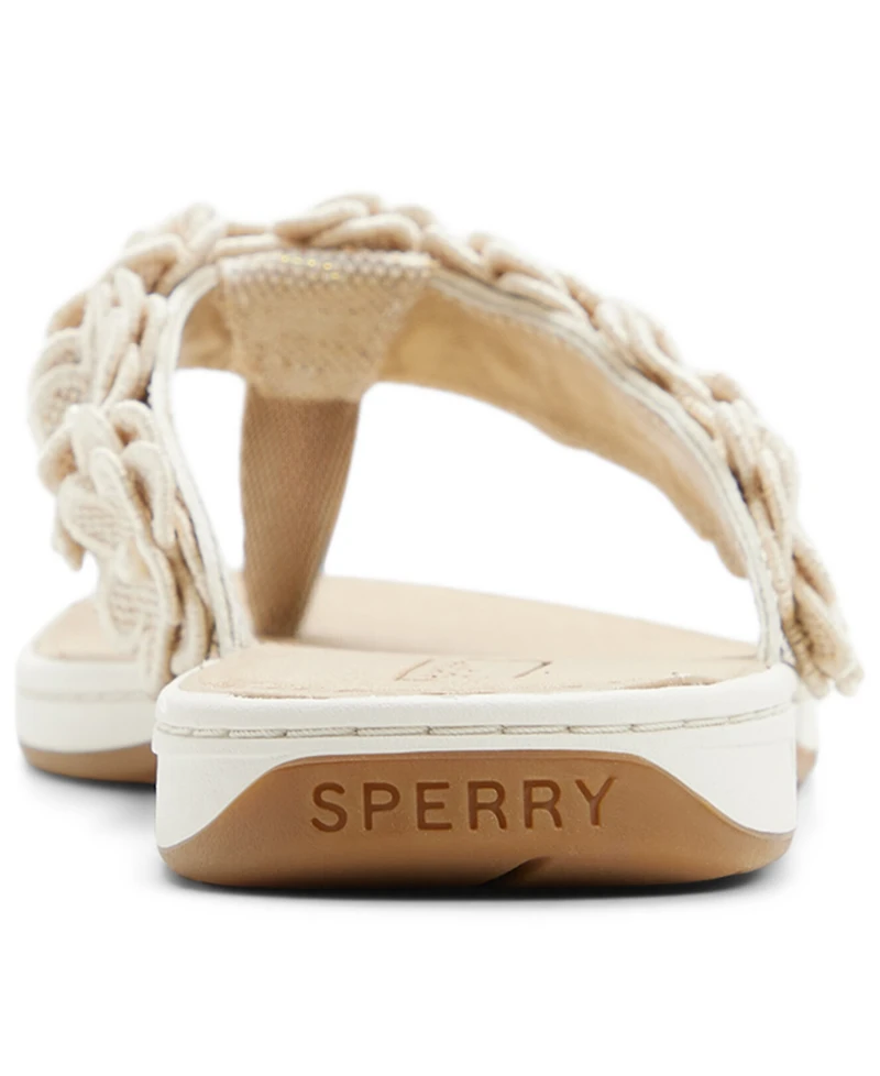 Sperry Women's Seafish Floral Open Toe Slip-On Sandals