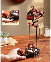 Robotime Pendulum Balance Toy, 3D Wooden Puzzles for Adults, Retro Deep-Sea Adventurer, Diy Craft Wood Puzzle Kit