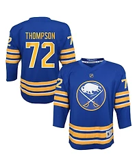 Outerstuff Big Boys and Girls Tage Thompson Blue Buffalo Sabres Home Replica Jersey