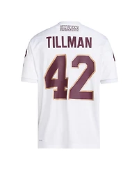 Adidas Men's Pat Tillman 42 White Arizona State Sun Devils Away Icon Premier Football Jersey