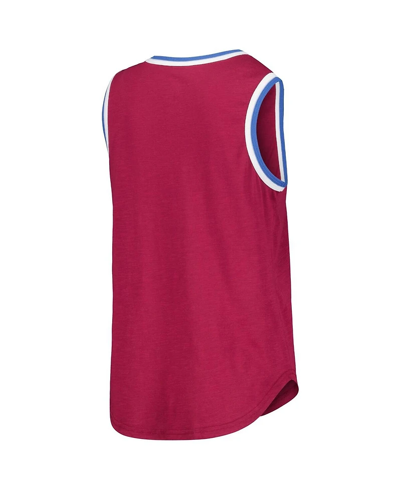 G-iii 4Her by Carl Banks Women's Burgundy Colorado Avalanche Strategy Tank Top