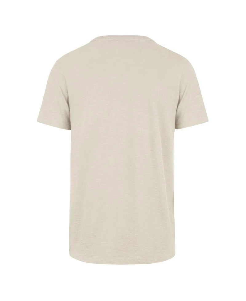 '47 Brand Men's Natural Seattle Kraken Hockey Player Golden Age Scrum T-Shirt