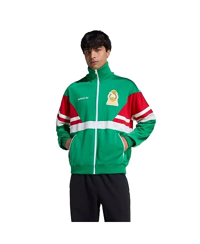 Adidas Men's Green Mexico National Team 1986 Bringback Full-Zip Track Jacket