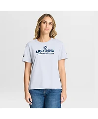 Fanatics Women's White Tampa Bay Lightning Authentic Pro Primary T-Shirt