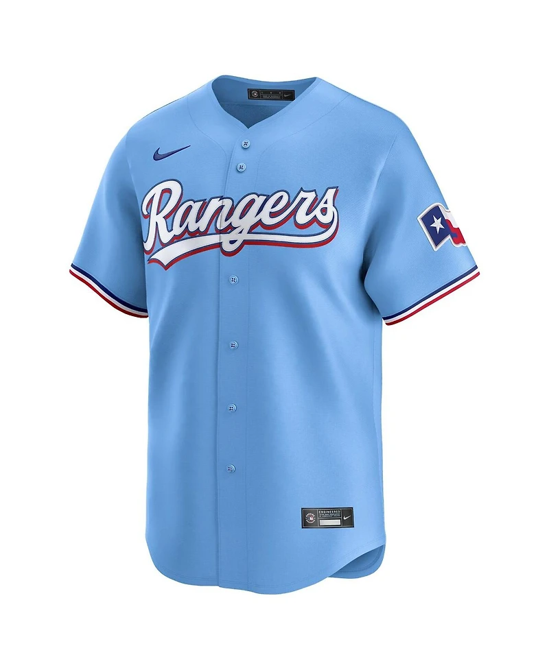 Nike Men's Corey Seager Light Blue Texas Rangers Alternate Limited Player Jersey